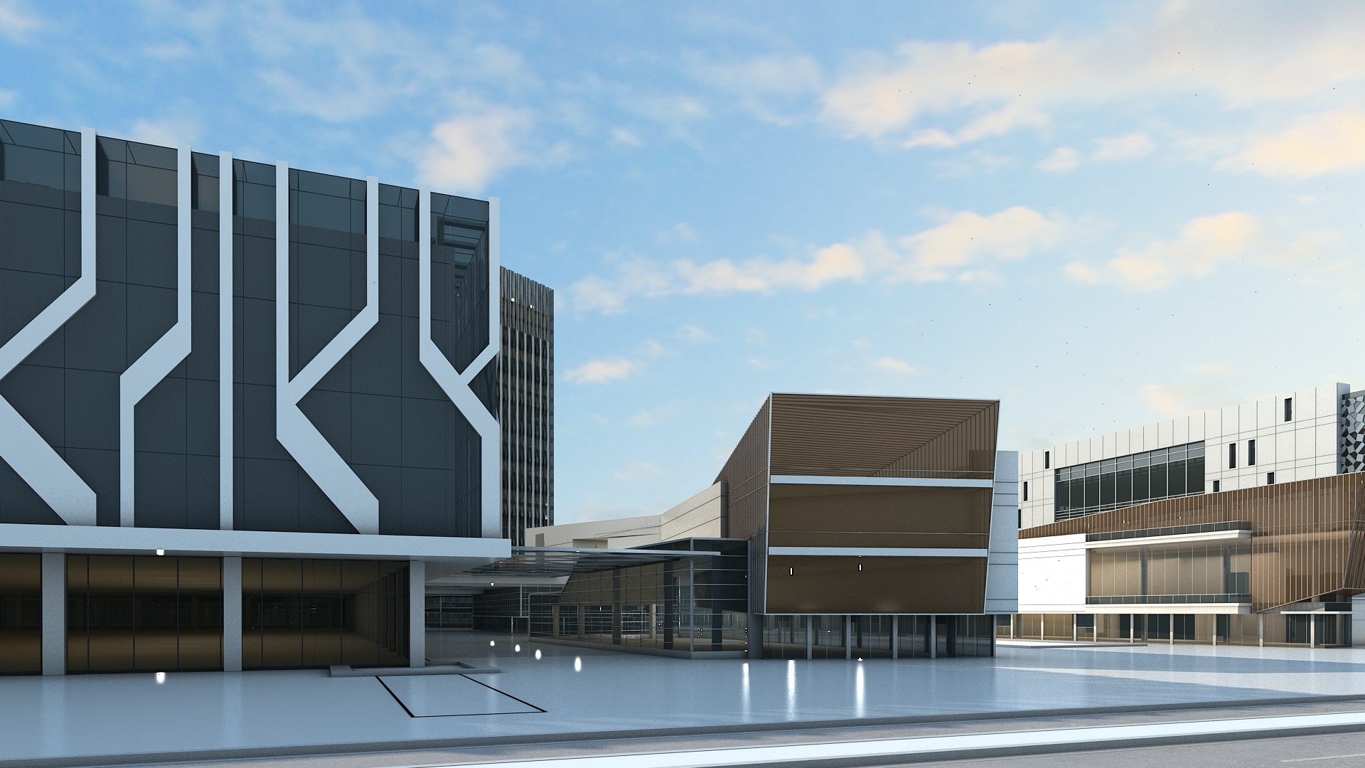 Modern Building Collection 07 3D Model - TurboSquid 1985455