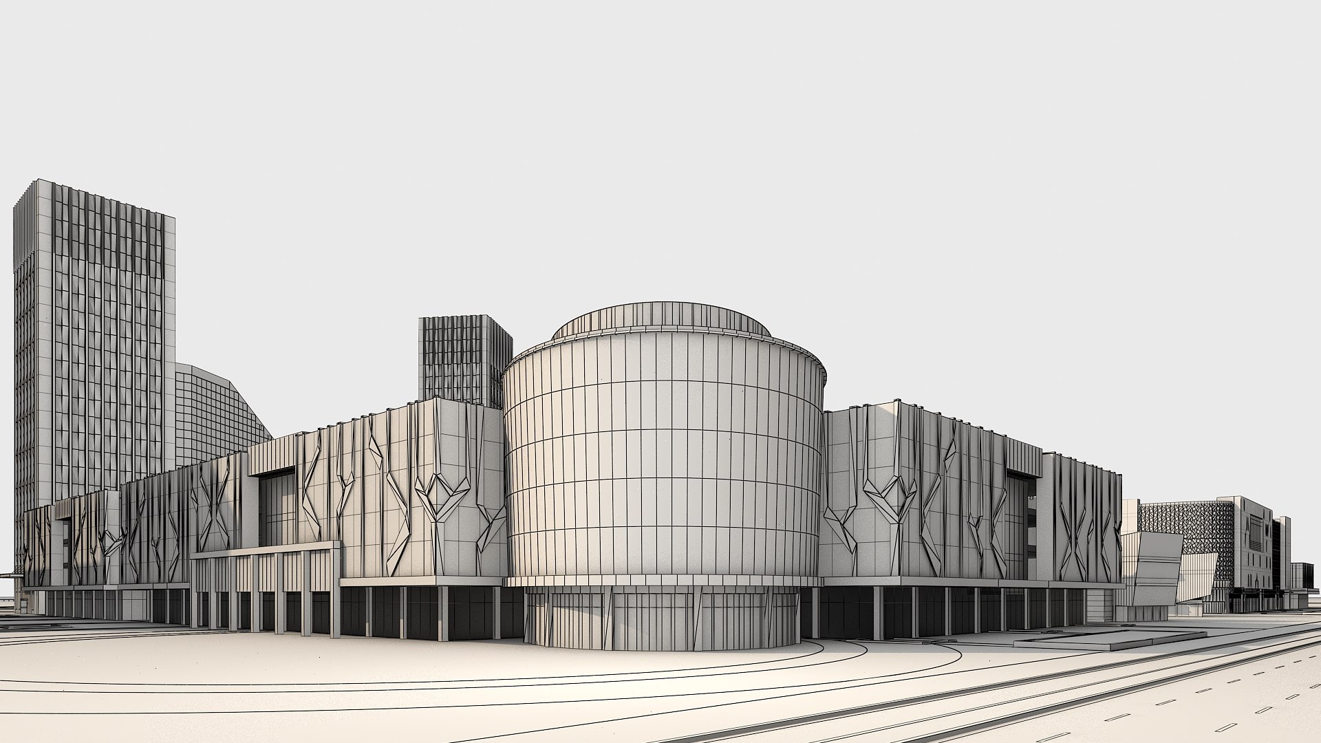 Modern Building Collection 07 3D Model - TurboSquid 1985455