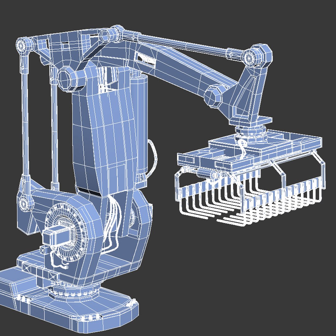 3d Model Industrial Robot