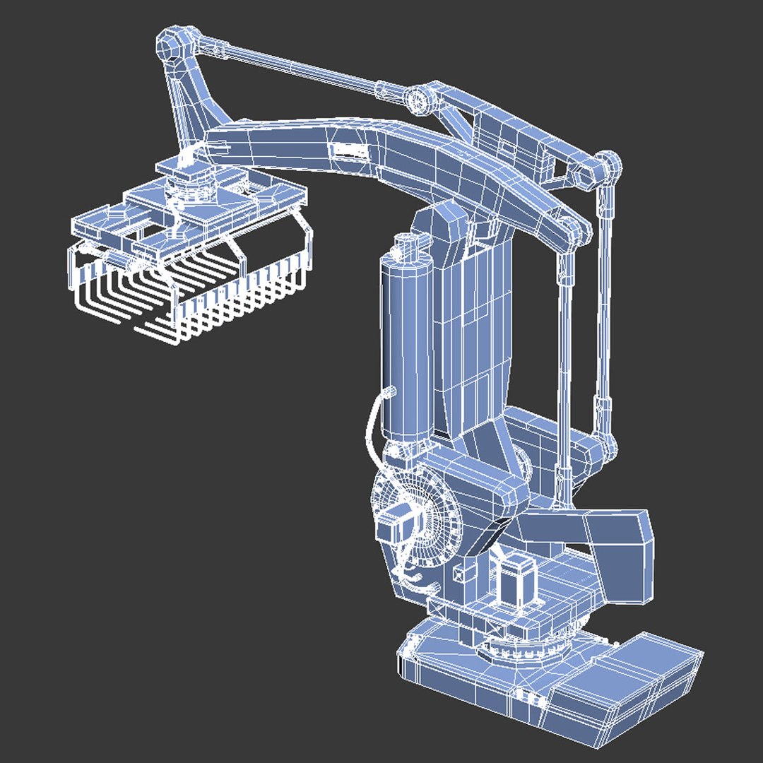 3d Model Industrial Robot