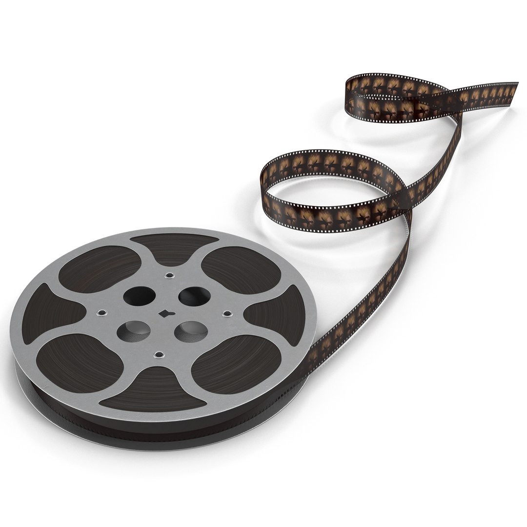 Video Film Reel 3 3D Model 3D model preview