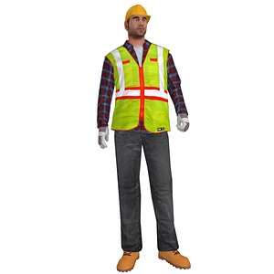 Worker S4 LOD1 Rigged