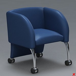 3d armchair chair model