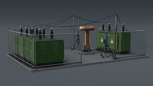 Generator 02 Weathered 3D model