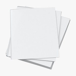 Small Stack of Paper Sheets 04