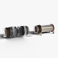 Hydrogen Alkaline Electrolyzer Stack Cutaway
