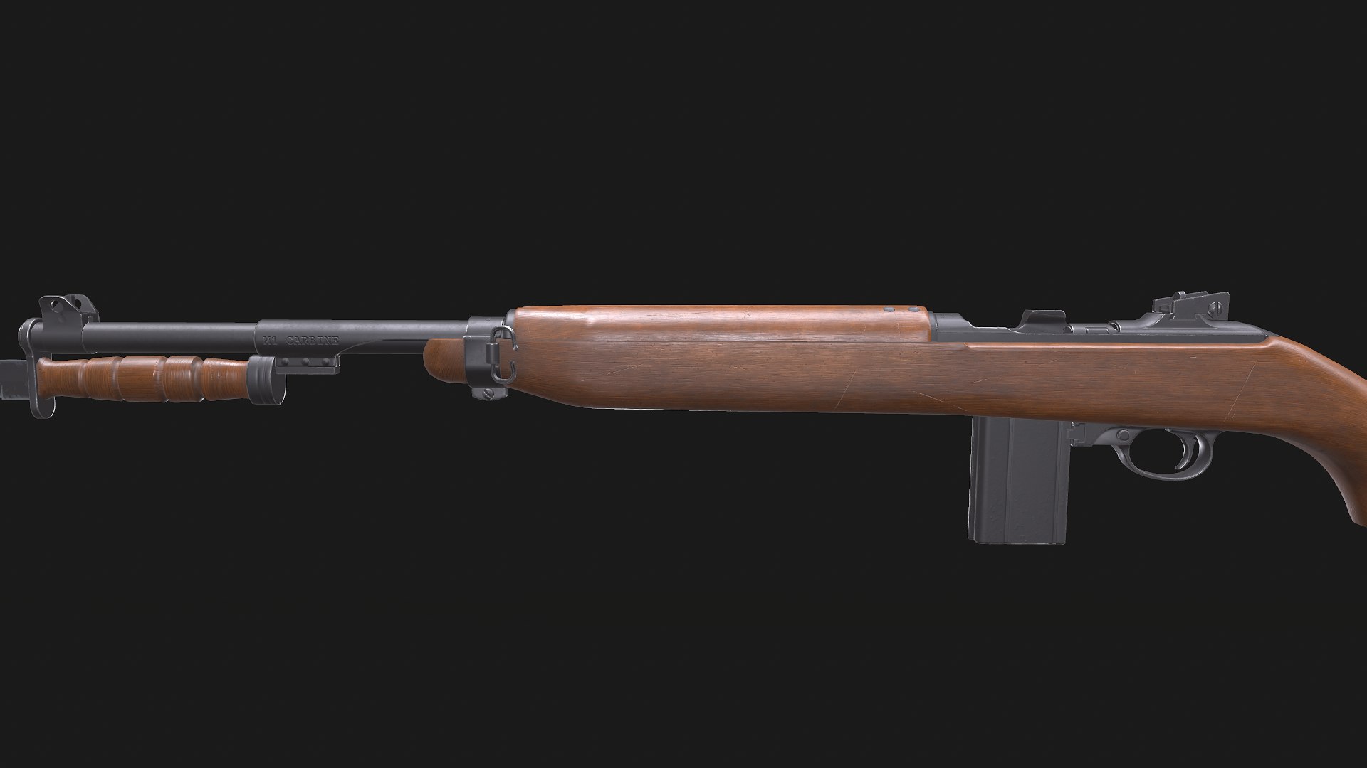 M1 Carbine Low-poly PBR 3D - TurboSquid 2238203