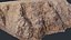 Basalt Mountain Slope -  3D PBR Model