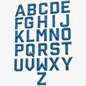 Half Inflated Alphabet