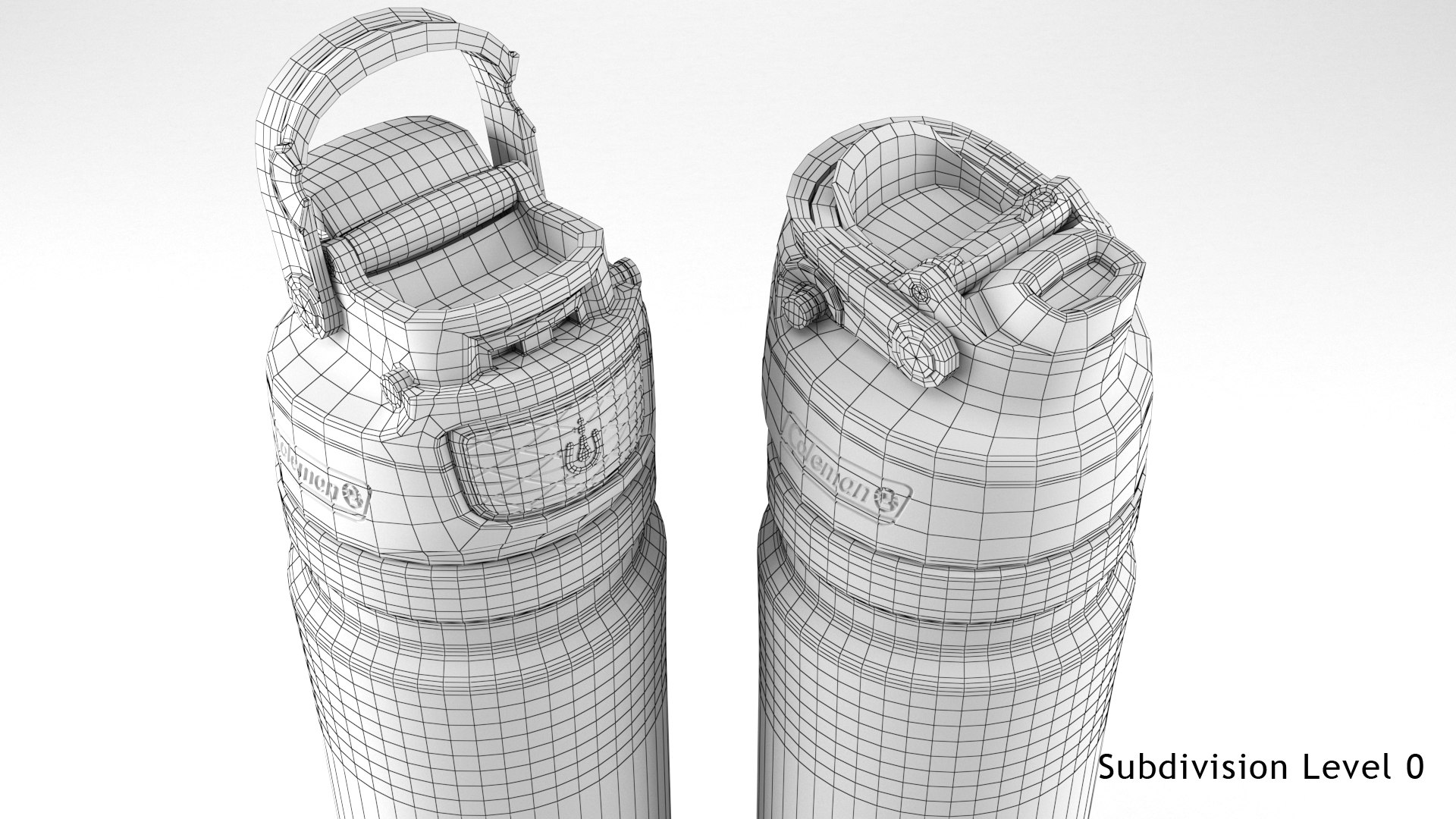 Coleman Autoseal Water Bottles Collection 3D model - TurboSquid 1819847