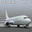 Boeing 737 500 Bianco generico