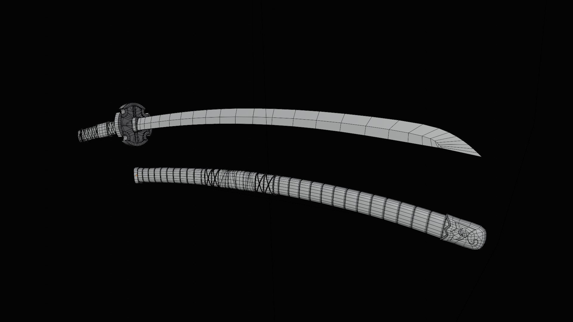 3D Model Katana - Sandai Kitetsu - TurboSquid 2240678