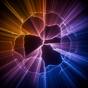 Procedural Energy Burst VFX Effect Shader Material