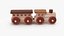 Wooden Toy Train 1 3D Model 3D model