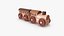 Wooden Toy Train 1 3D Model 3D model