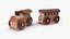 Wooden Toy Train 1 3D Model 3D model