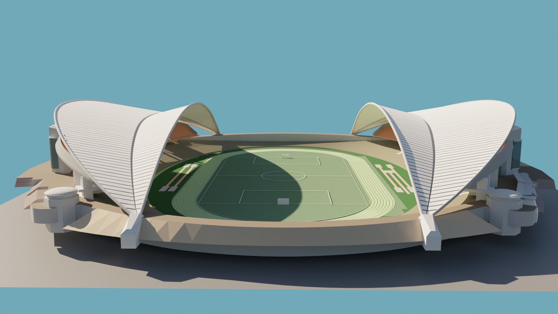3d stadium model