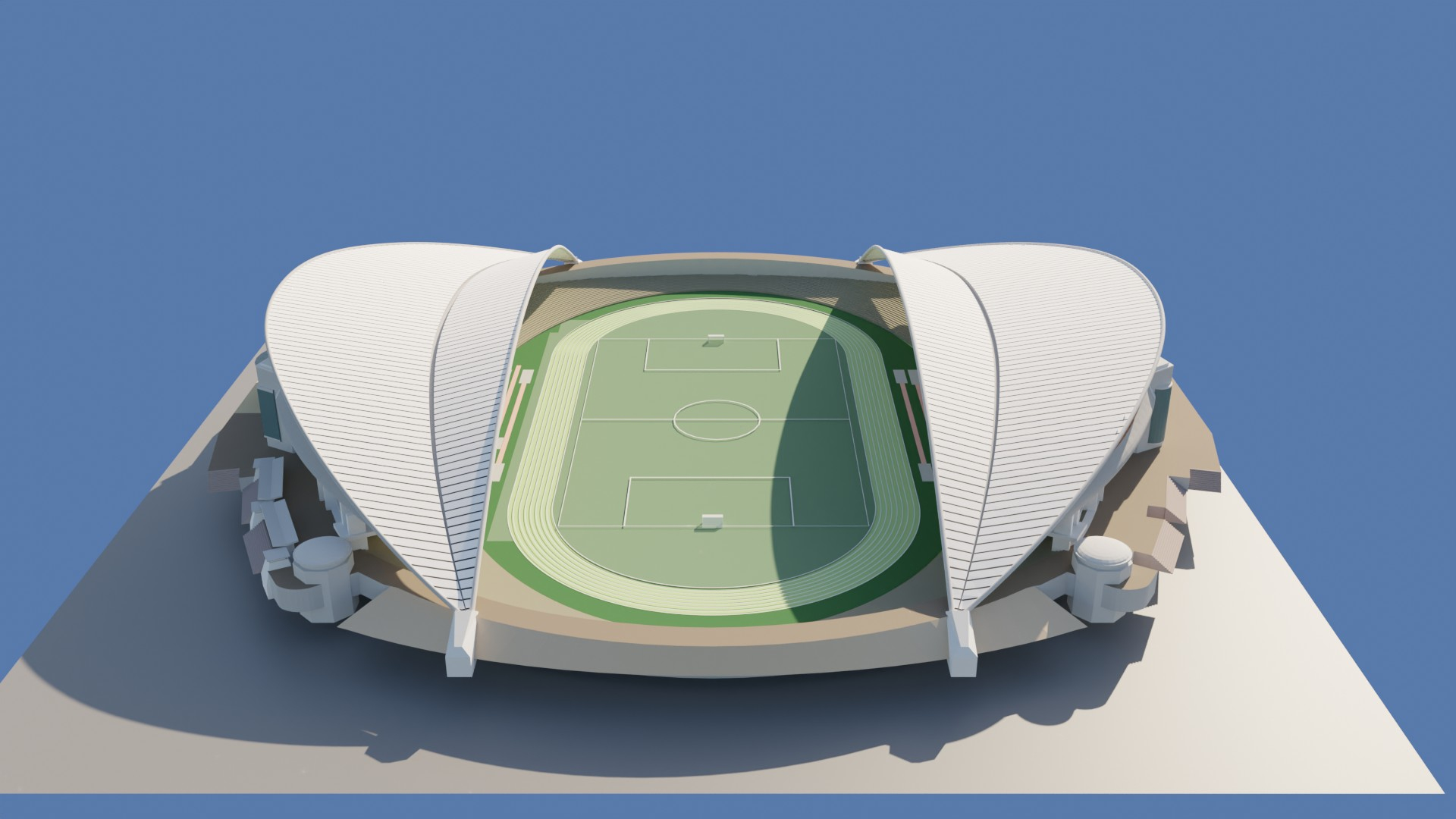 3d stadium model