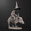 Witch ride pig print 3D model - TurboSquid 1534370