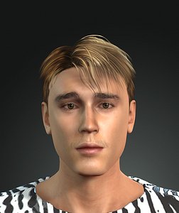 Justin Bieber the great singer 3D model