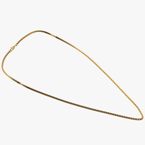 3D model Gold Box Chain
