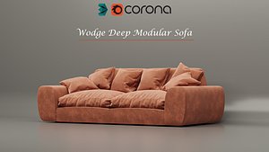 3D Wodge Deep Modular Sofa
