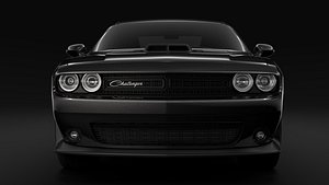 3D mopar dodge challenger 2017 model