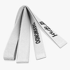 White Taekwondo Belt Obi