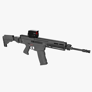 3D model CZ 805 BREN with UH-1 Holographic Sight