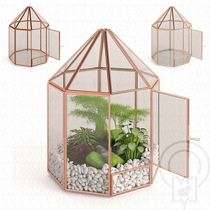 glass plants mini 3D model