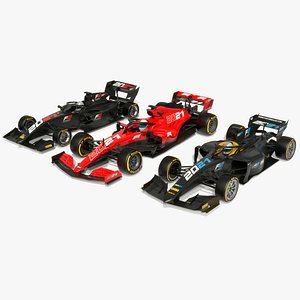 Formula 1 2 3 Season 2021 Race Car Collection