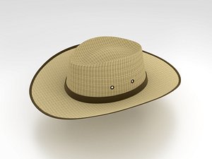 summer hat 3D model