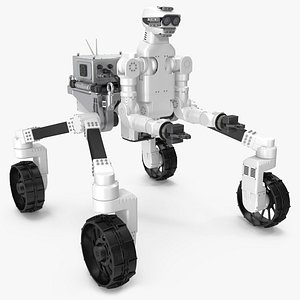 3D model Lunar Robotic Rover