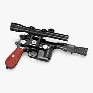 Han Solo Blaster 3D model