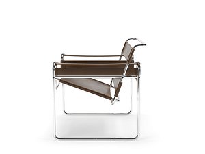 3D Chair Wassily Knoll 3D model