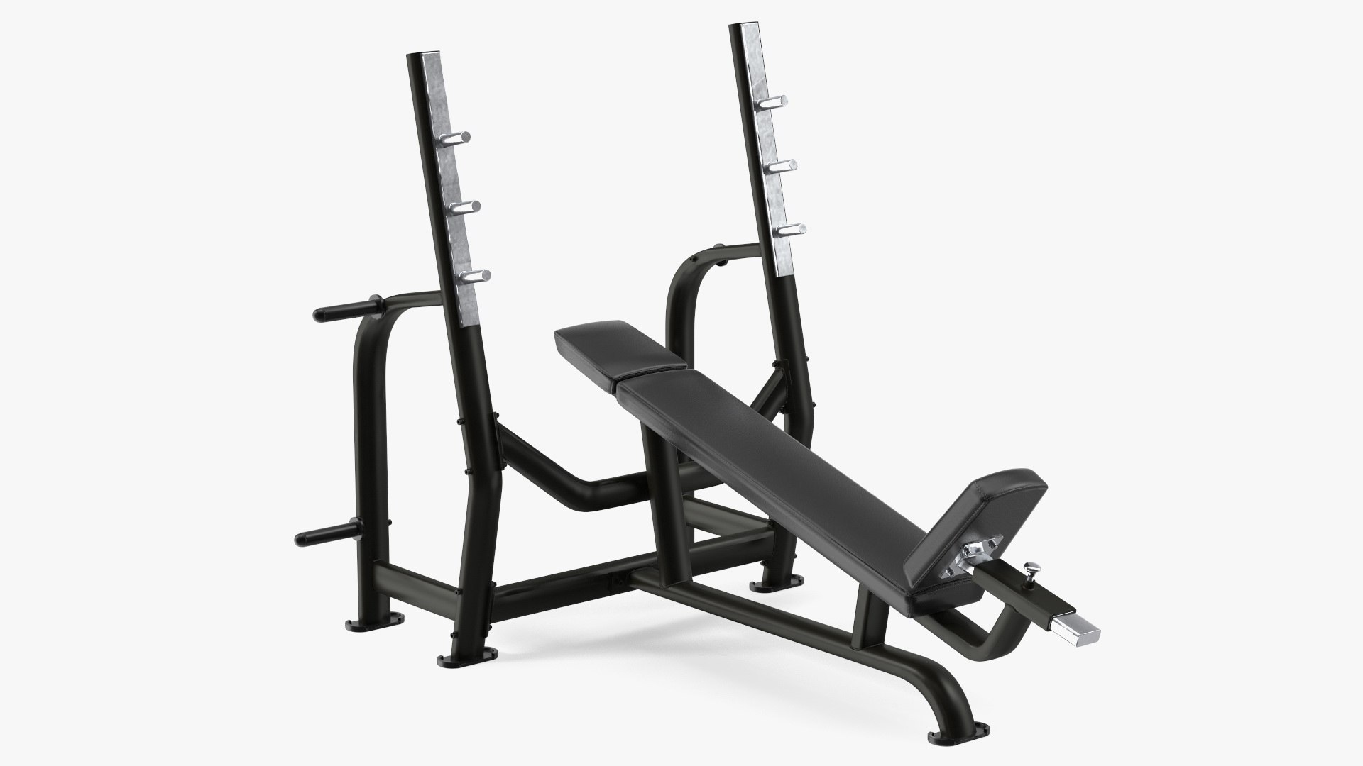Olympic Incline Bench 3D model preview