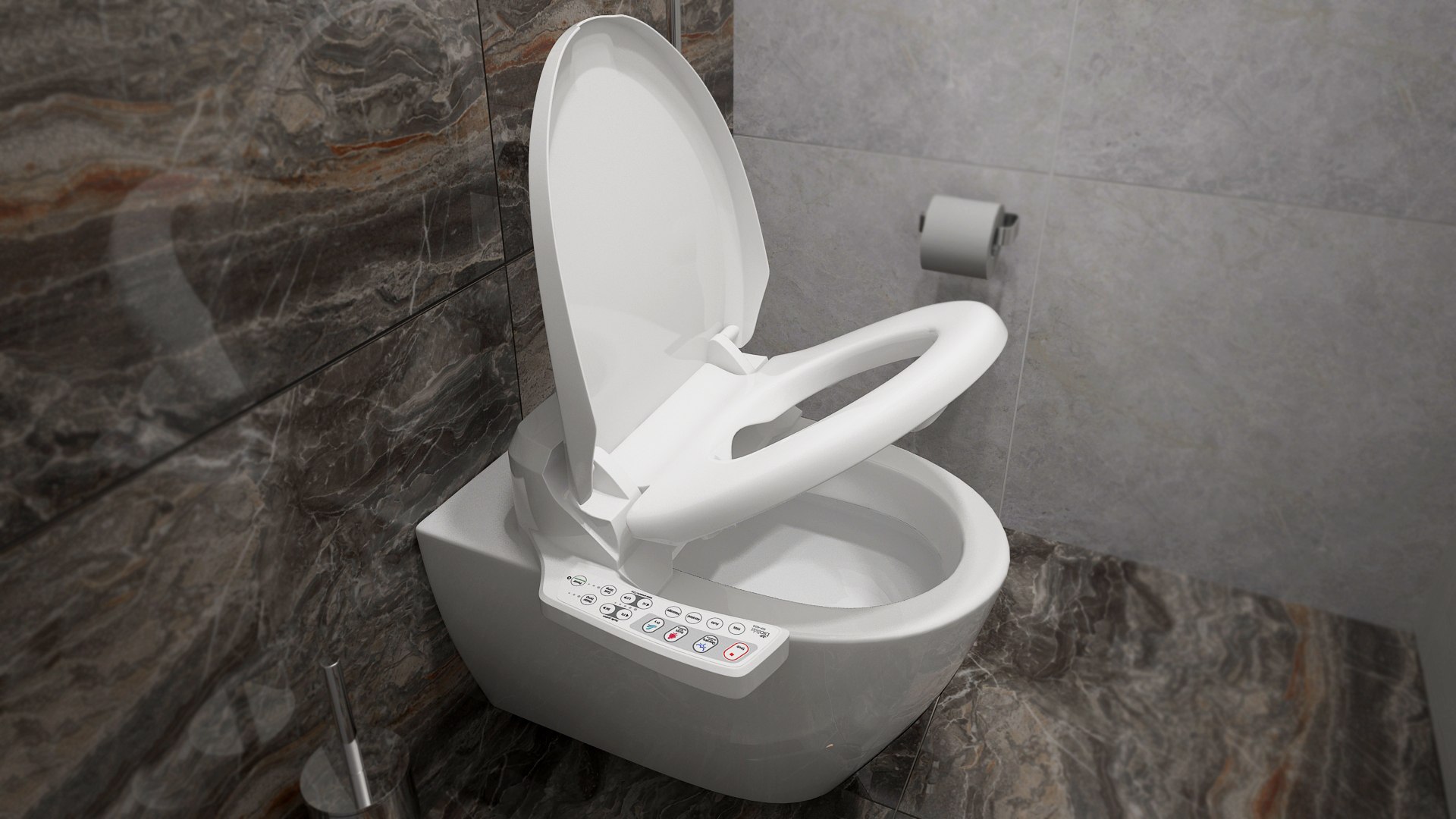 3D Model Bio Bidet BB600 Ultimate Advanced Bidet Toilet Seat