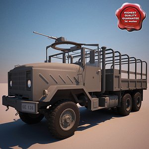3d model m923 transport truck v5