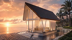 Panoramic Oceanfront Chapel Luxury Bali Vibe model