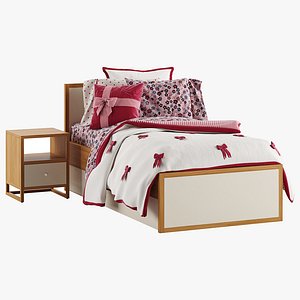Kids Lina Bed and Nightstand