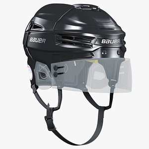 hockey helmet bauer re-akt 3D model