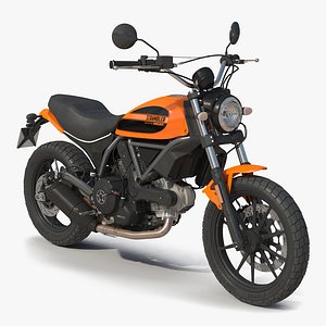 Ducati Scrambler Sixty2 3D Model
