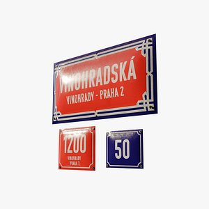 Prague Street Signs