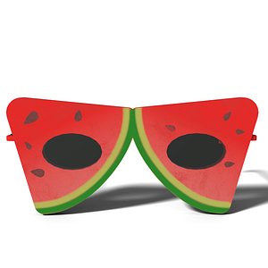 3D Sunglasses Watermelon Shaped model