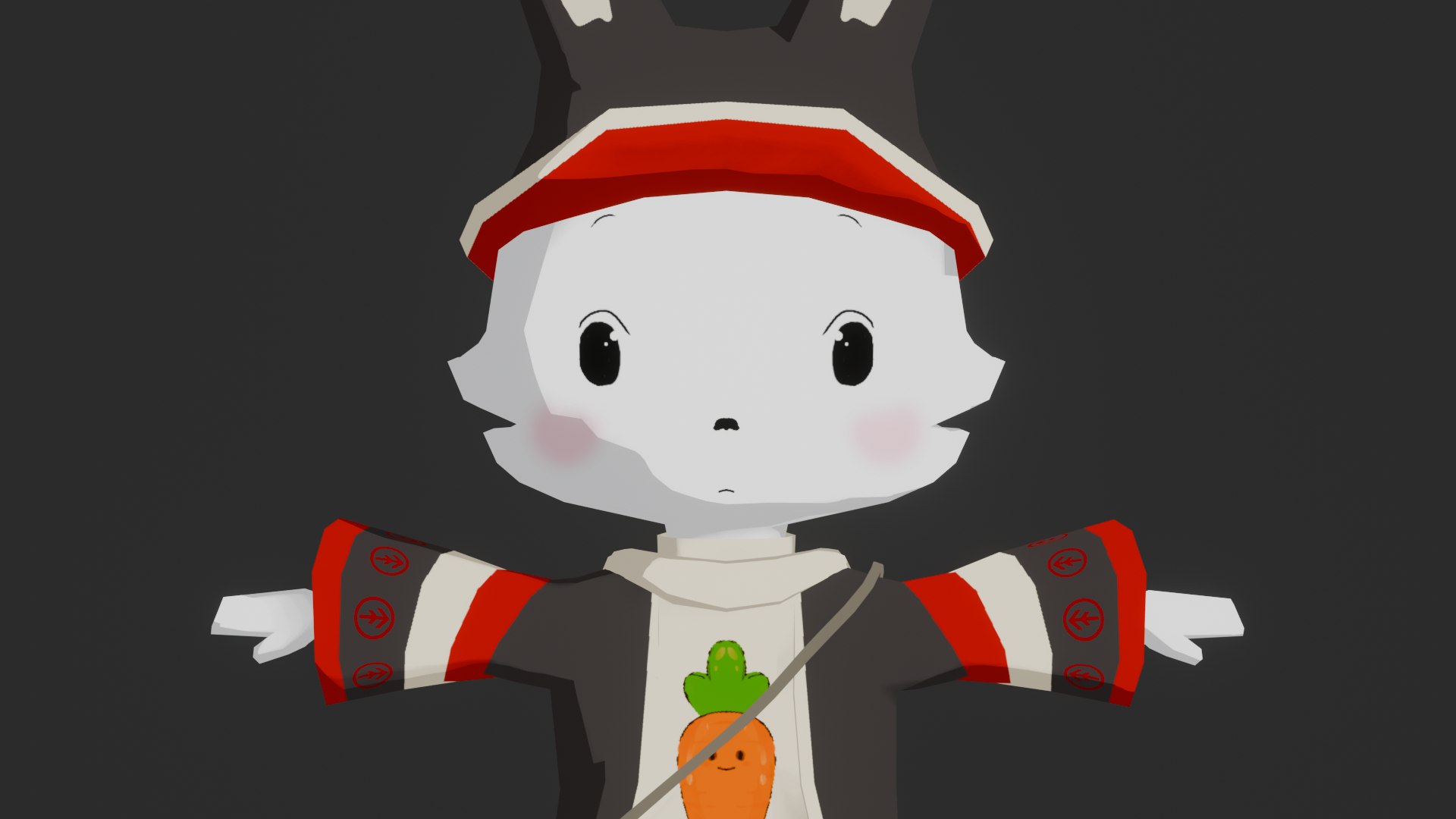 3D Rabbit Game Ready 3D Model Low Poly Model - TurboSquid 2202837