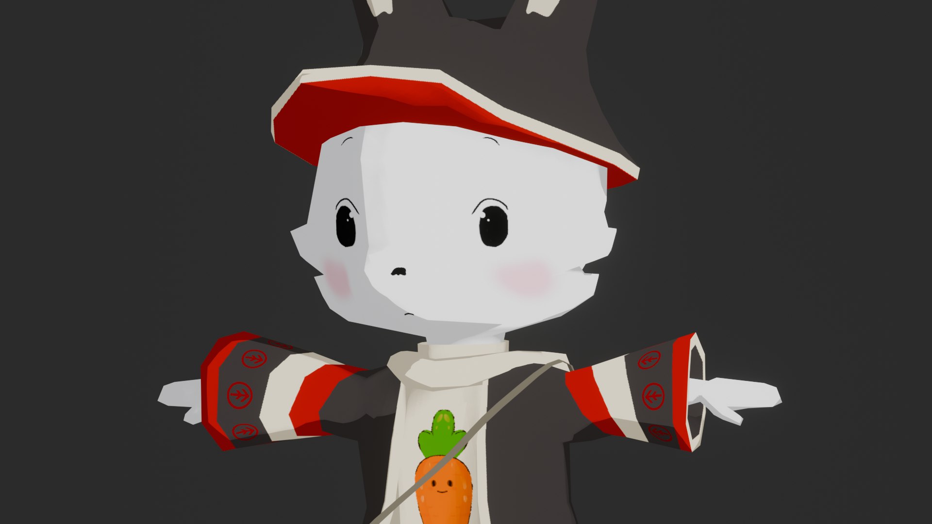 3D Rabbit Game Ready 3D Model Low Poly Model - TurboSquid 2202837