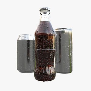 Sodacan 200 250 330 ml with Droplets 3D