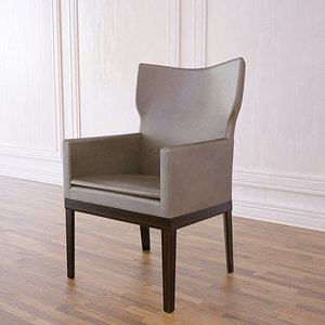 3d barbuda lounge chair model