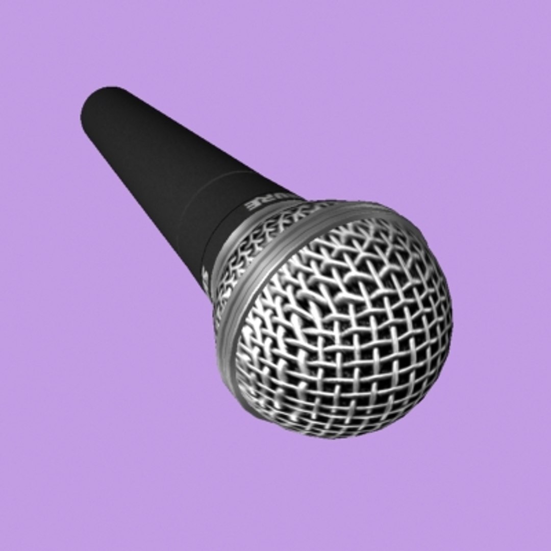 Shure Mic 3d Model
