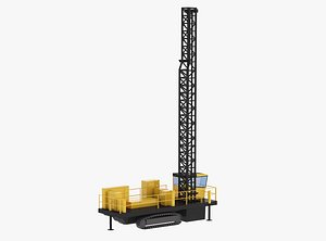 3D Drill Rig Mining ER Simplified model